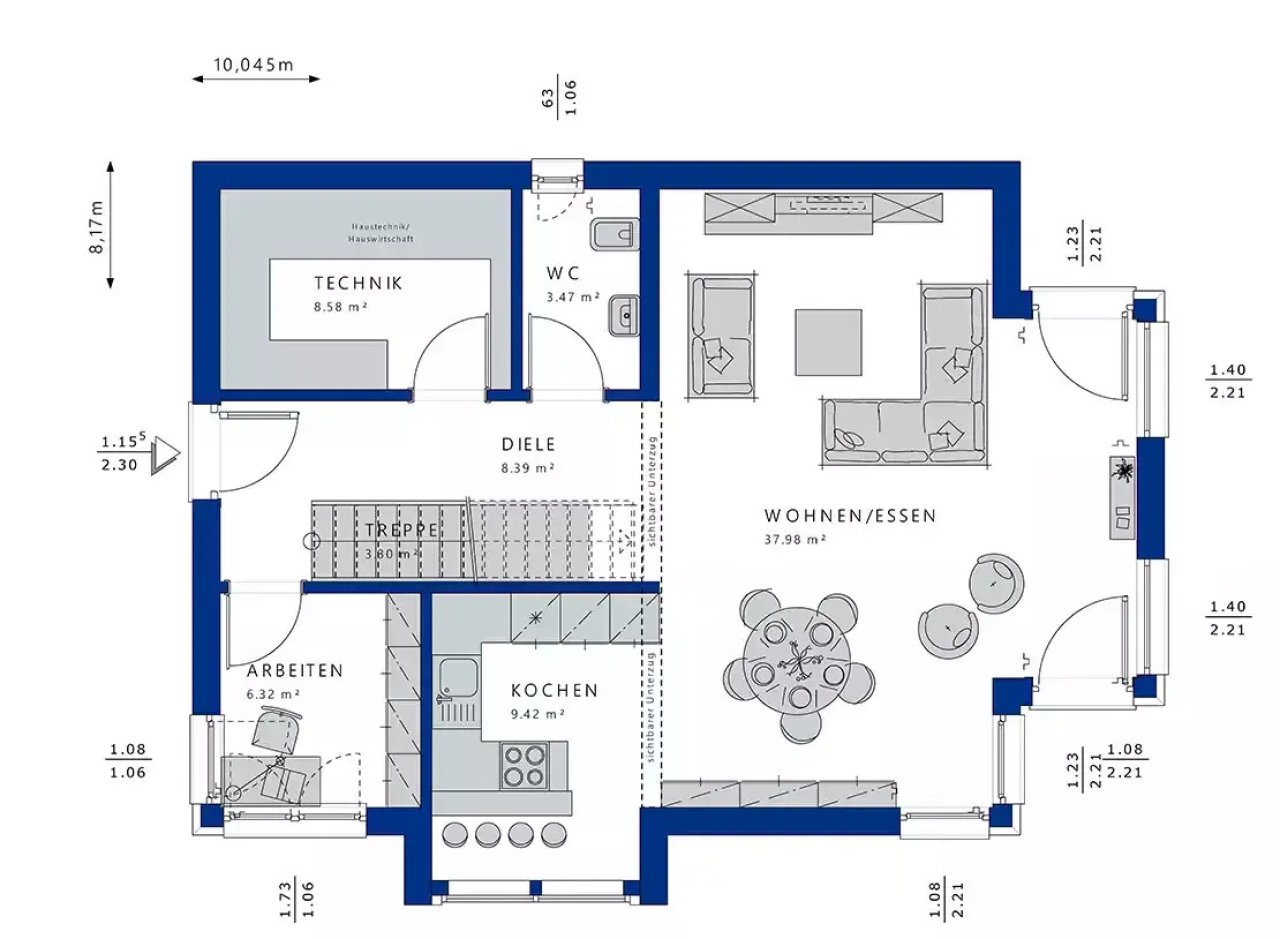 csm Bien-Zenker-Haeuser-Einfamilienhaus-Evolution-134-V3-Grundriss-EG 6ca87e2a61