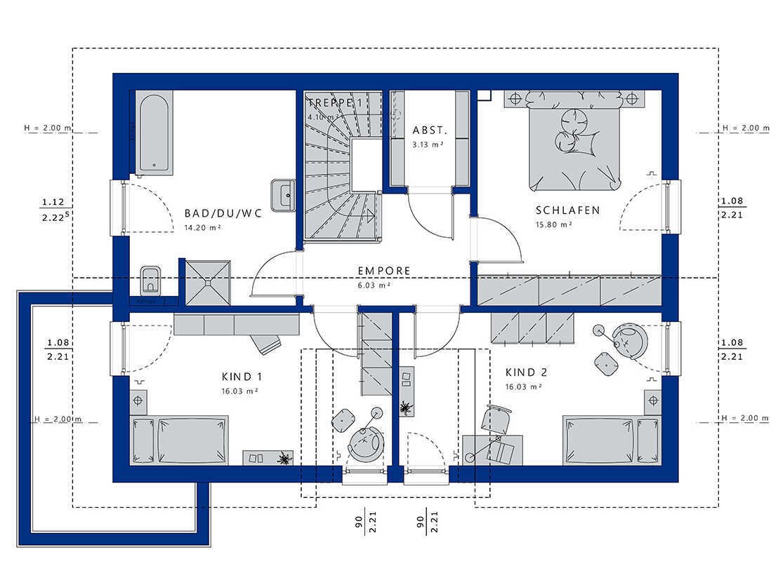 csm Bien-Zenker-Haeuser-Einfamilienhaus-Evolution-148-V3-Grundriss DG f194edcb70