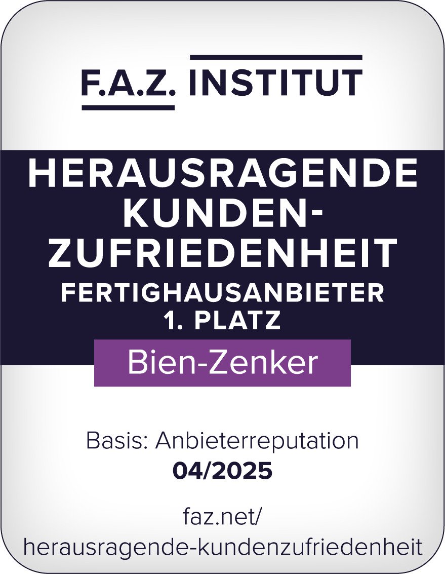 Siegel FAZ Herausragende Kundenzufriedenheit 2025 BIEN-ZENKER