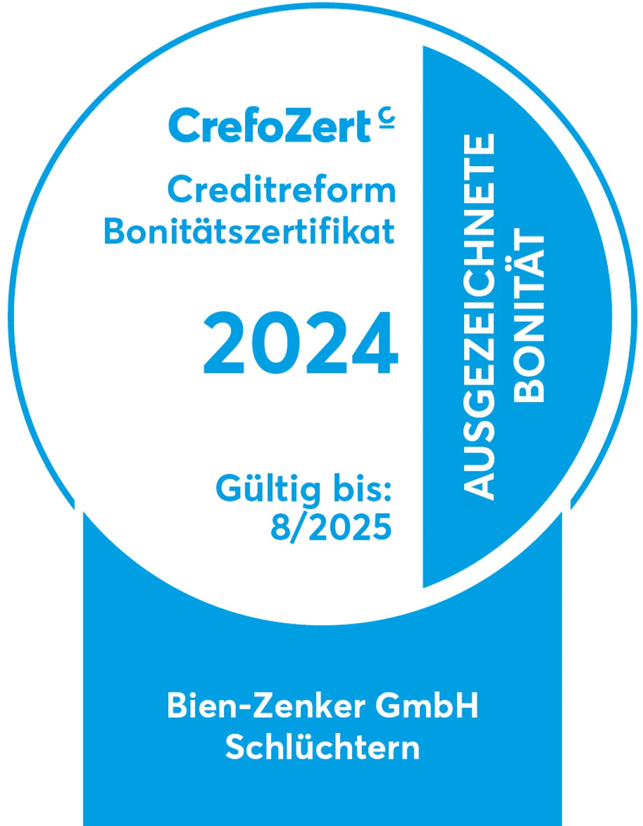 Crefo-Zert Siegel Kunde